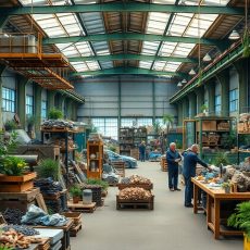 Economia circolare – esempi virtuosi di recupero di materiali industriali. Approfondimento su casi di successo e nuovi modelli produttivi in Italia.